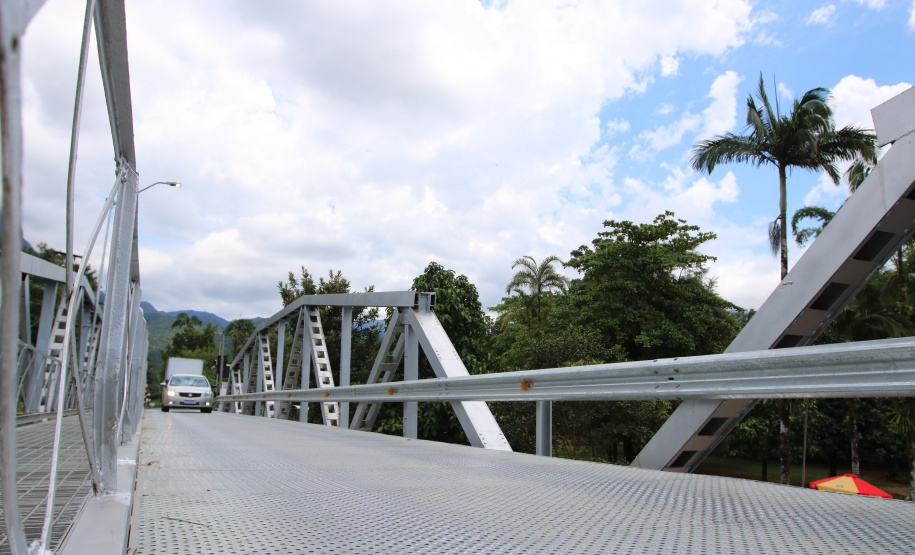 DER/PR conclui recuperação estrutural da ponte sobre o Rio Nhundiaquara, em Morretes Foto: Geraldo Bubniak/AEN