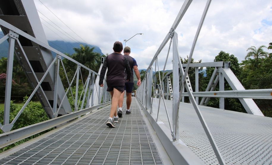 DER/PR conclui recuperação estrutural da ponte sobre o Rio Nhundiaquara, em Morretes Foto: Geraldo Bubniak/AEN