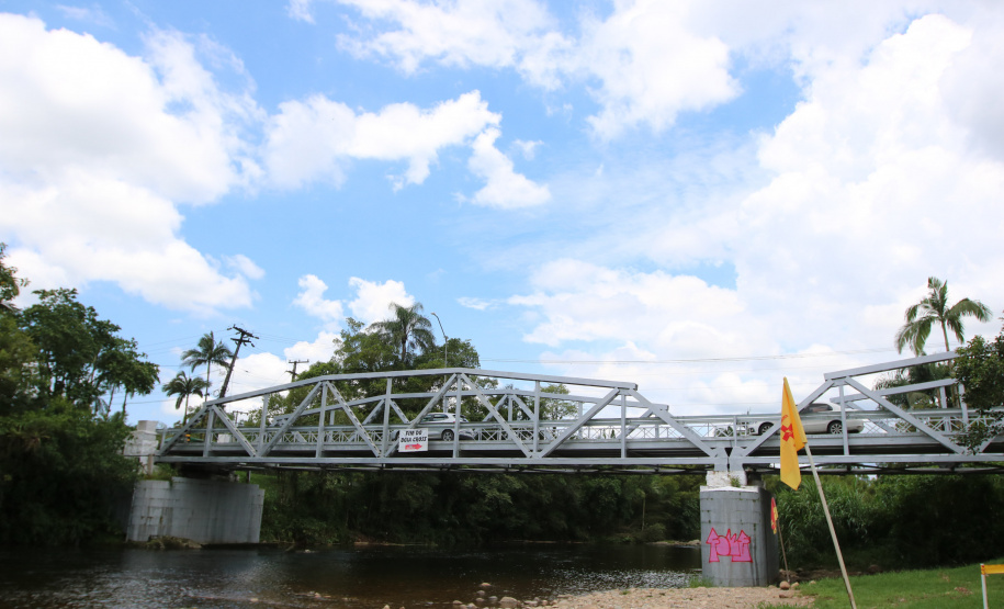 DER/PR conclui recuperação estrutural da ponte sobre o Rio Nhundiaquara, em Morretes Foto: Geraldo Bubniak/AEN