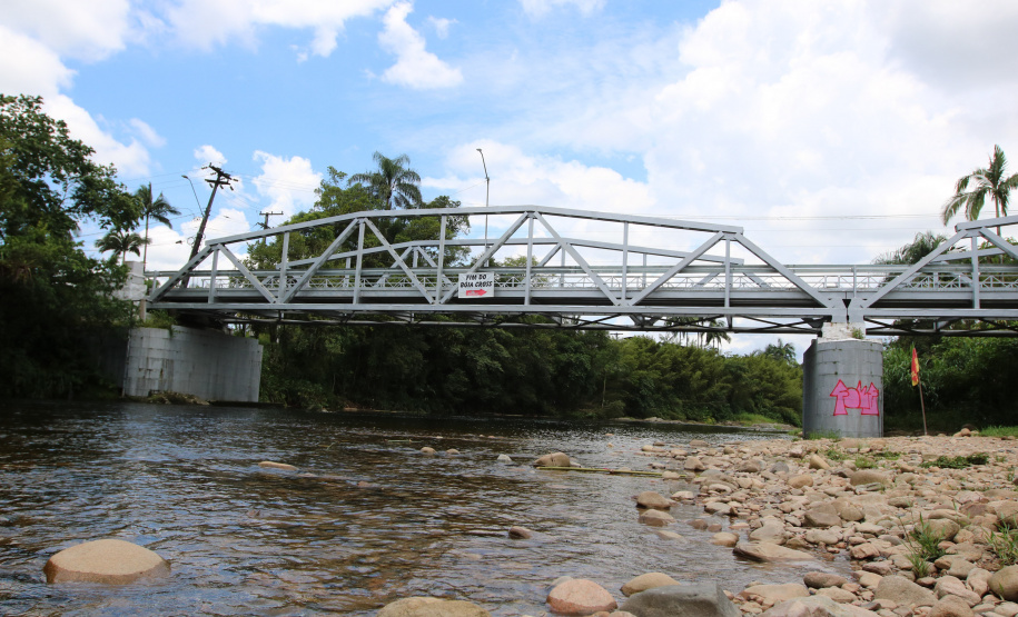 DER/PR conclui recuperação estrutural da ponte sobre o Rio Nhundiaquara, em Morretes Foto: Geraldo Bubniak/AEN