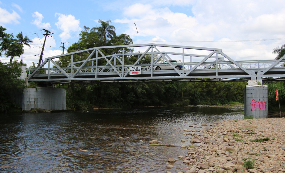 DER/PR conclui recuperação estrutural da ponte sobre o Rio Nhundiaquara, em Morretes Foto: Geraldo Bubniak/AEN