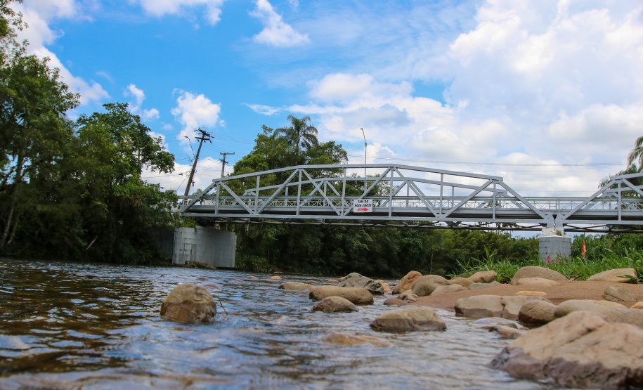DER/PR conclui recuperação estrutural da ponte sobre o Rio Nhundiaquara, em Morretes Foto: Geraldo Bubniak/AEN