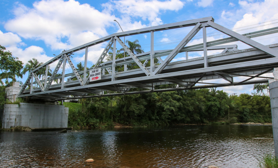 DER/PR conclui recuperação estrutural da ponte sobre o Rio Nhundiaquara, em Morretes Foto: Geraldo Bubniak/AEN