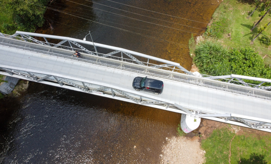 DER/PR conclui recuperação estrutural da ponte sobre o Rio Nhundiaquara, em Morretes Foto: Geraldo Bubniak/AEN