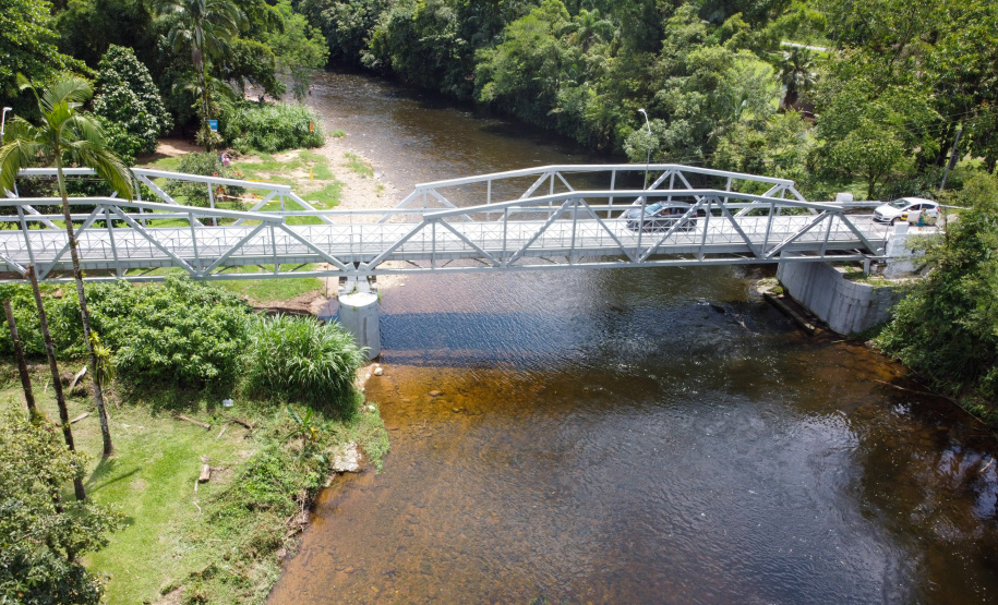 DER/PR conclui recuperação estrutural da ponte sobre o Rio Nhundiaquara, em Morretes Foto: Geraldo Bubniak/AEN