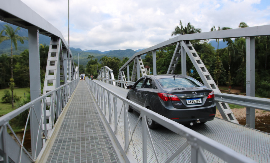 DER/PR conclui recuperação estrutural da ponte sobre o Rio Nhundiaquara, em Morretes Foto: Geraldo Bubniak/AEN