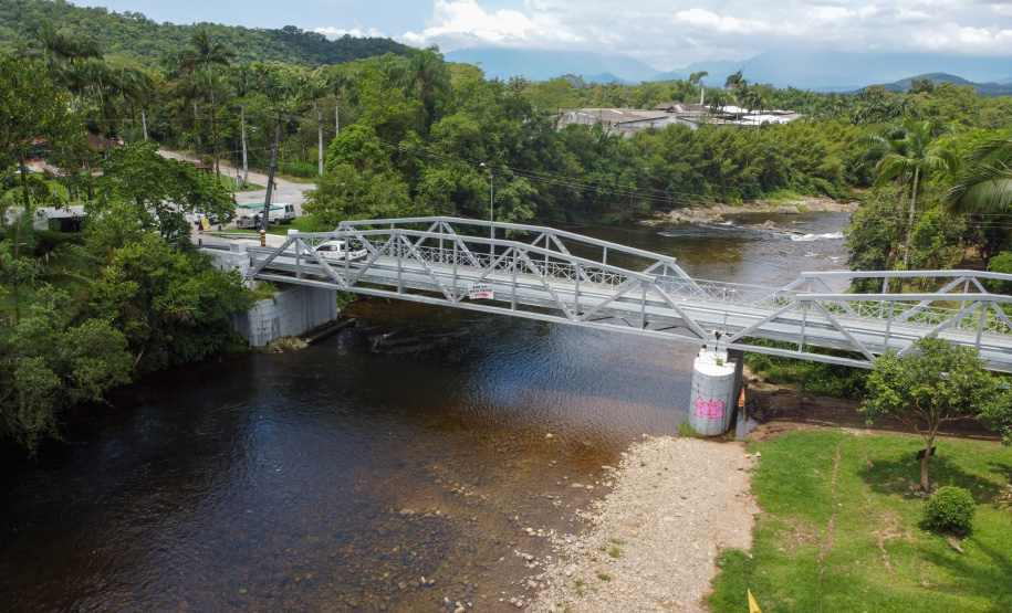 DER/PR conclui recuperação estrutural da ponte sobre o Rio Nhundiaquara, em Morretes Foto: Geraldo Bubniak/AEN