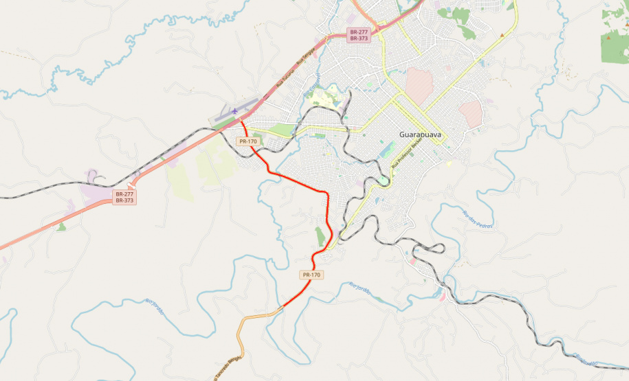 DER PR-170 Conservação em Guarapuava