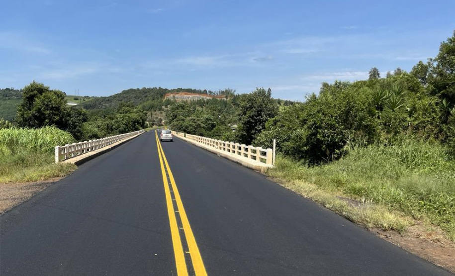 Ponte do Rio Jordão em Guarapuava tem pavimento revitalizado