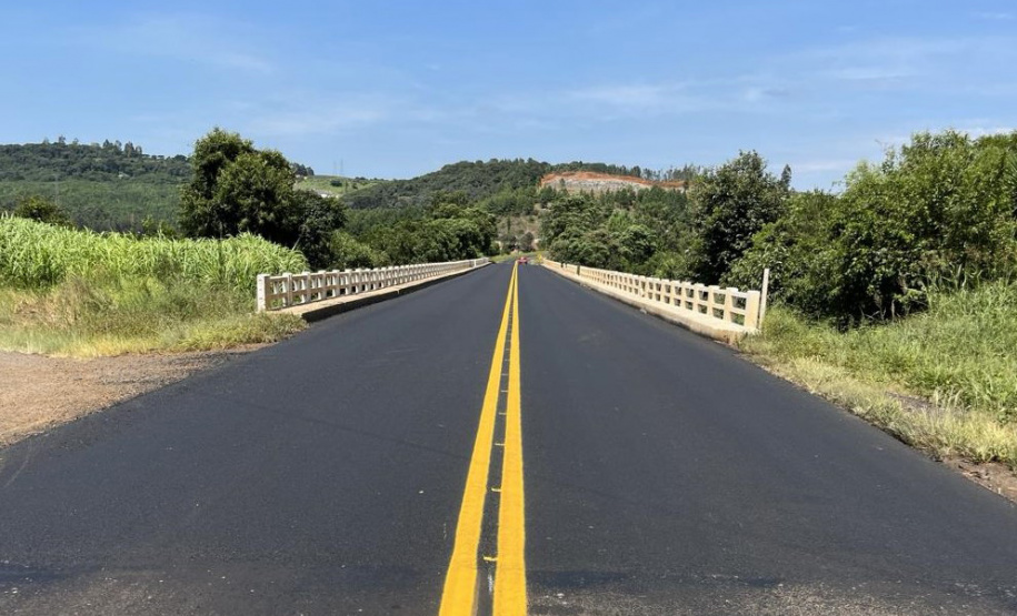 Ponte do Rio Jordão em Guarapuava tem pavimento revitalizado