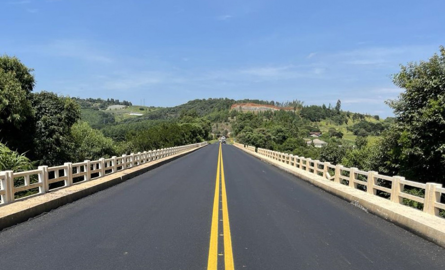 Ponte do Rio Jordão em Guarapuava tem pavimento revitalizado