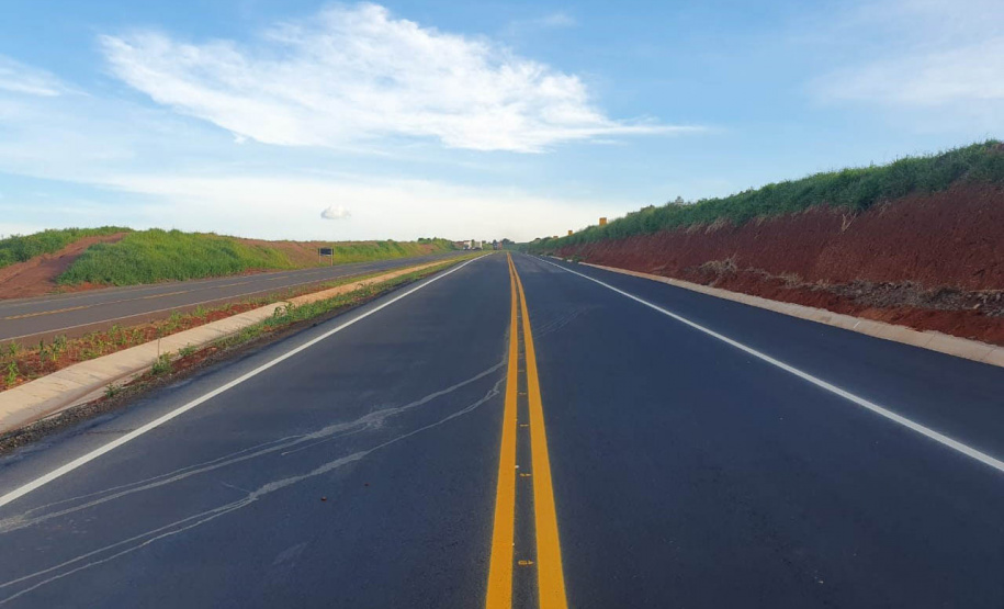 PR-445 terá desvio temporário de tráfego para nova pista duplicada