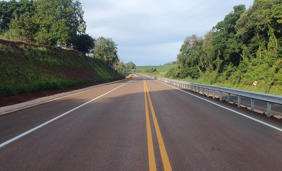 PR-445 terá desvio temporário de tráfego para nova pista duplicada