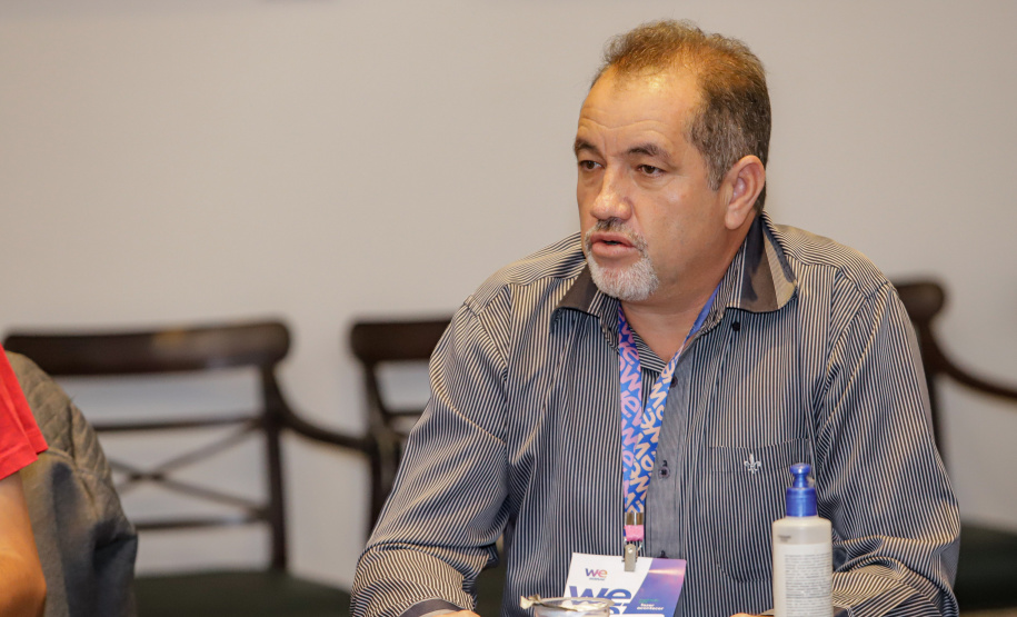 Curitiba, 22 de fevereiro de 2024 - Reunião do Grupo de Trabalho Turismo Religioso na Sala dos Governadores, Palácio Iguaçu.