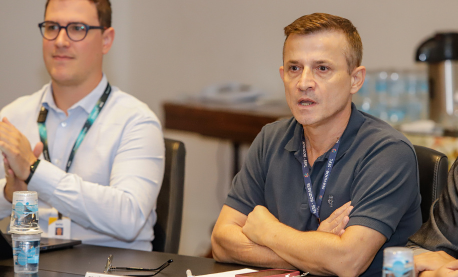 Curitiba, 22 de fevereiro de 2024 - Reunião do Grupo de Trabalho Turismo Religioso na Sala dos Governadores, Palácio Iguaçu.