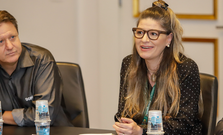 Curitiba, 22 de fevereiro de 2024 - Reunião do Grupo de Trabalho Turismo Religioso na Sala dos Governadores, Palácio Iguaçu.