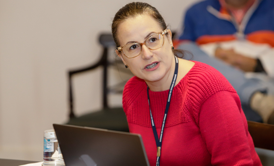 Curitiba, 22 de fevereiro de 2024 - Reunião do Grupo de Trabalho Turismo Religioso na Sala dos Governadores, Palácio Iguaçu.