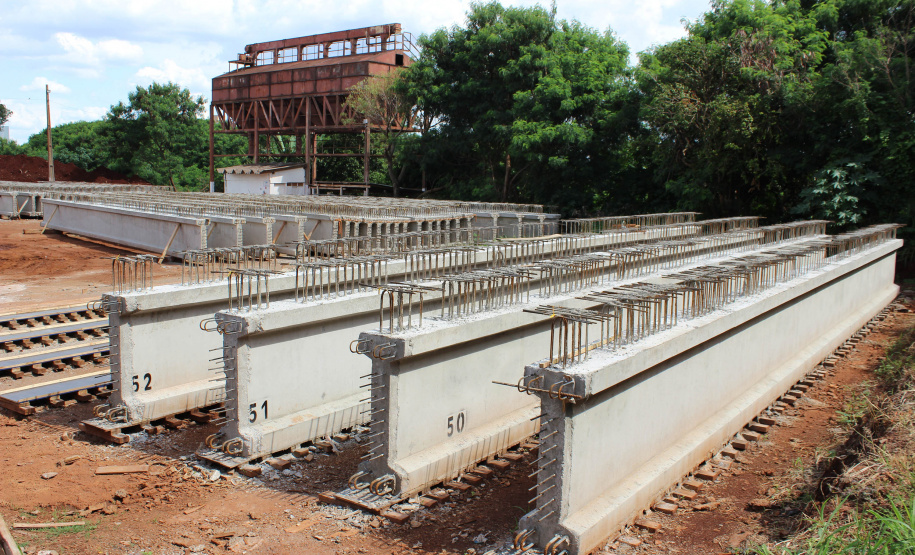 Novos viadutos de Sarandi já têm pilares visíveis a condutores da BR-376