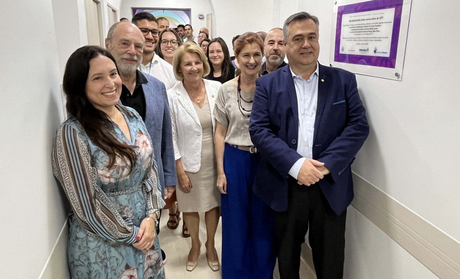 Com apoio do Estado, Hospital Pequeno Príncipe inaugura oito novos leitos de UTI