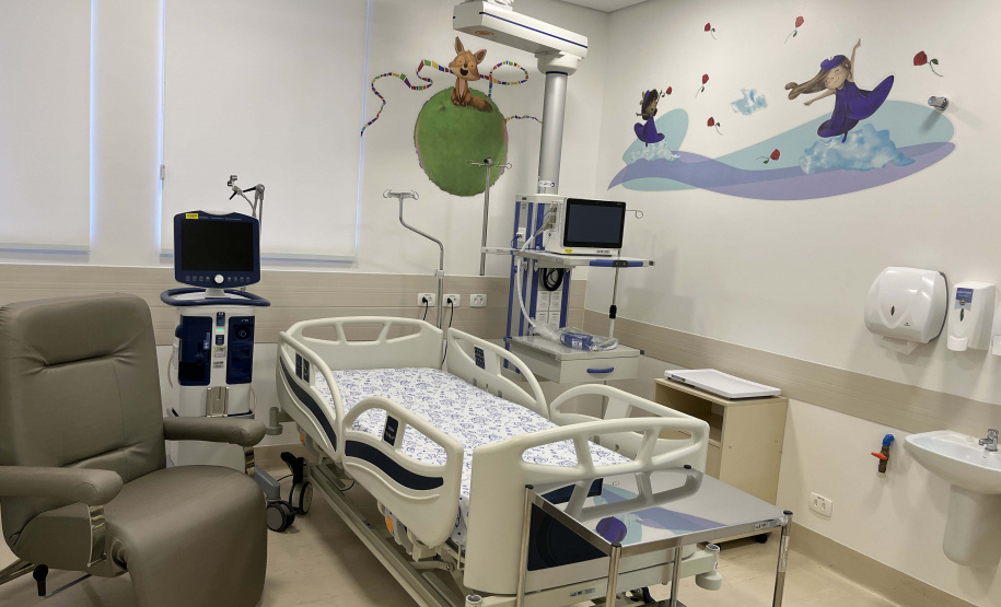 Com apoio do Estado, Hospital Pequeno Príncipe inaugura oito novos leitos de UTI