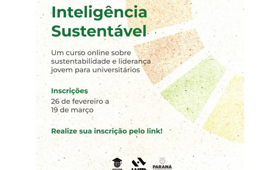 Inscrições do curso que forma jovens em desenvolvimento sustentável estão perto do fim