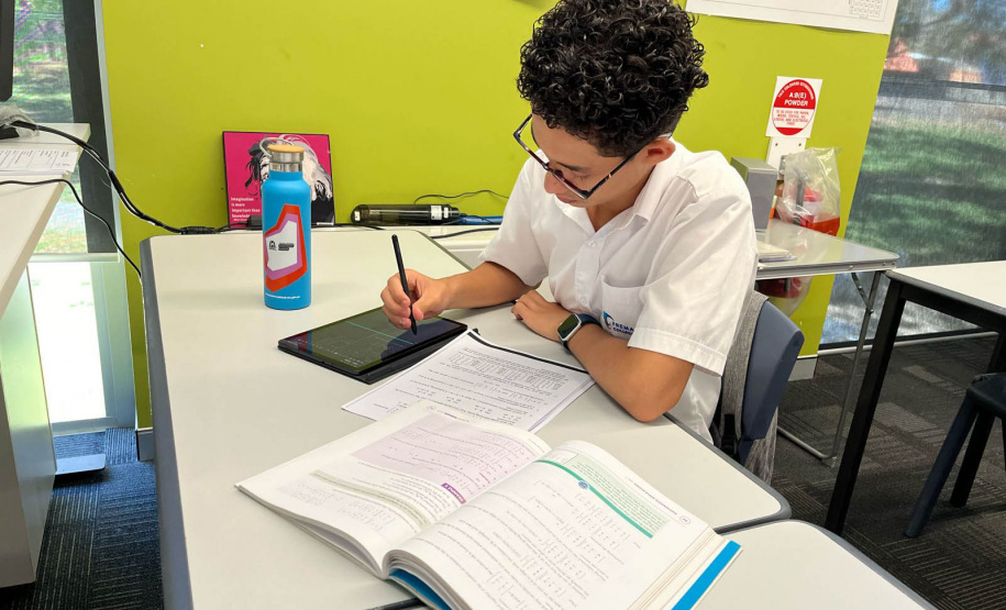 Luiz Fernando Souza de Andrade, 15 anos, estudante da cidade de Alto Paraíso que está em intercâmbio pelo programa Ganhando o Mundo da Secretaria de Estado da Educação na Austrália.