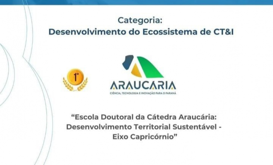Fundação Araucária e pesquisador da UEL conquistam 1º lugar no Prêmio CONFAP