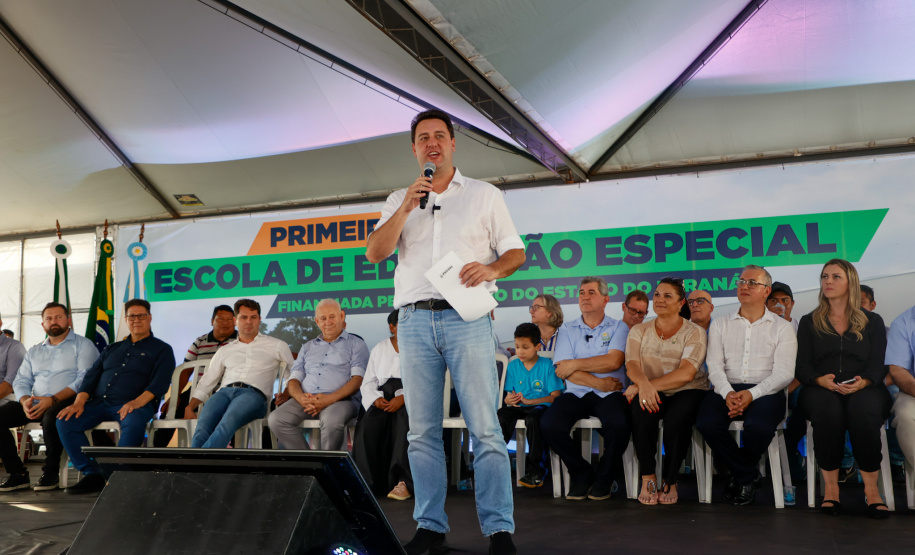 O governador Carlos Massa Ratinho Junior inaugura nesta quinta-feira (25) a Escola de Educação Especial de Nova Laranjeiras, na região Centro-Sul do Paraná.