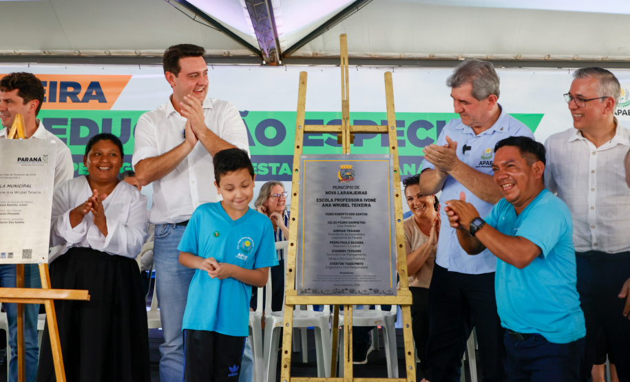 O governador Carlos Massa Ratinho Junior inaugura nesta quinta-feira (25) a Escola de Educação Especial de Nova Laranjeiras, na região Centro-Sul do Paraná.
