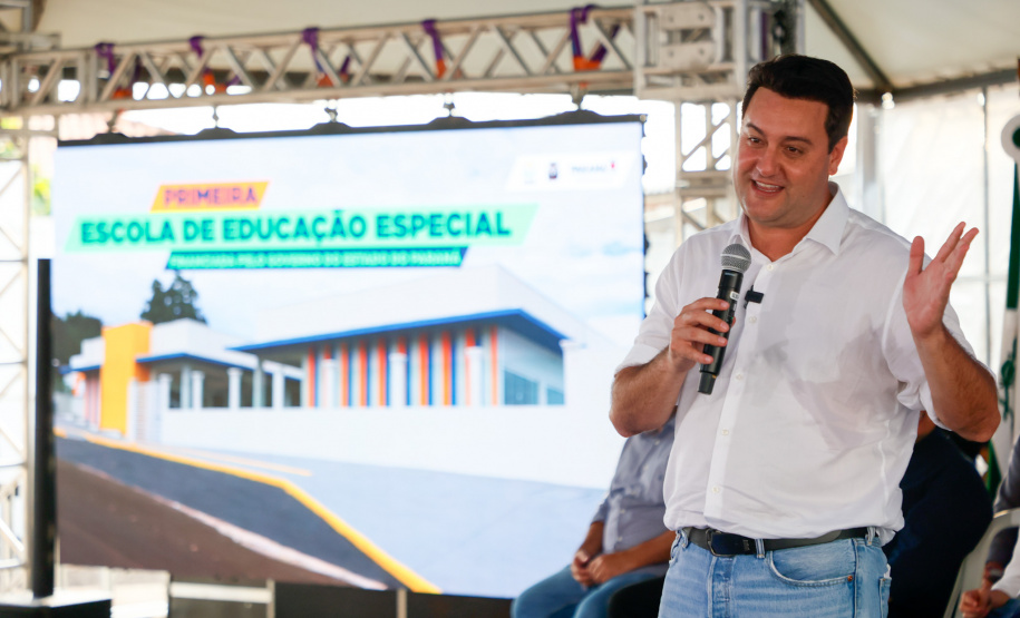 O governador Carlos Massa Ratinho Junior inaugura nesta quinta-feira (25) a Escola de Educação Especial de Nova Laranjeiras, na região Centro-Sul do Paraná.
