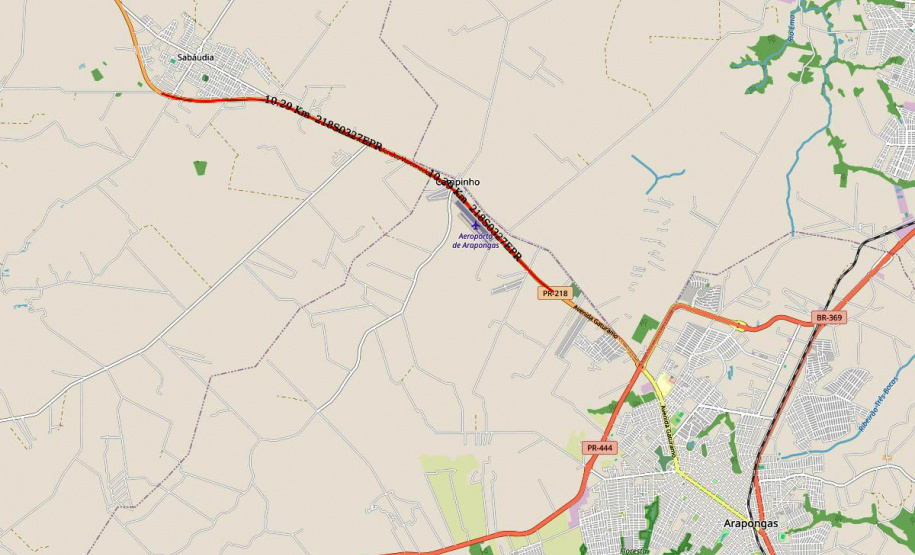 DER/PR vai contratar anteprojeto da duplicação entre Arapongas e Sabáudia