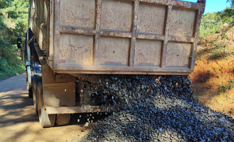 DER PR-281 Mallet cascalhamento