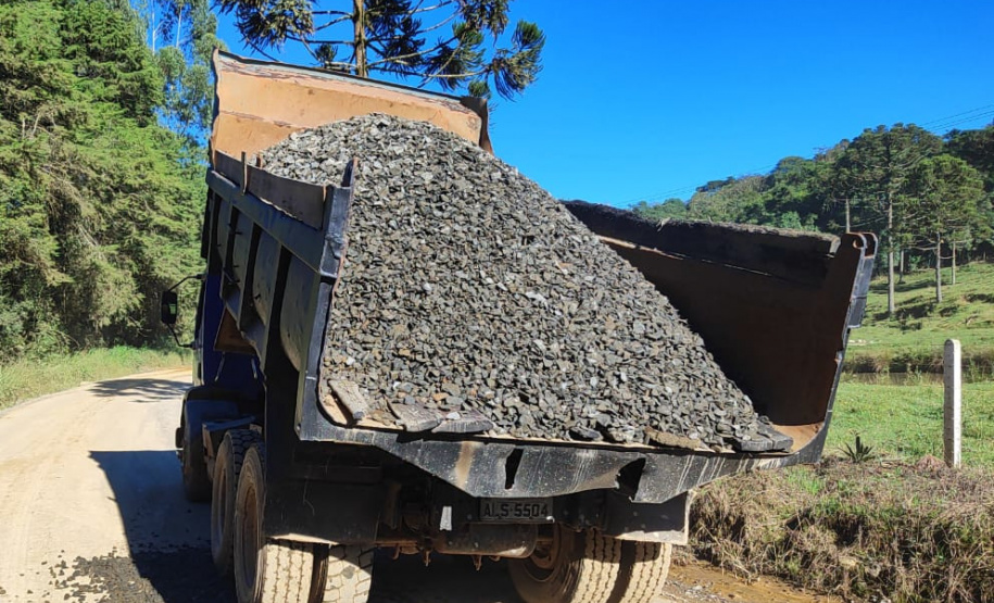 DER PR-281 Mallet cascalhamento