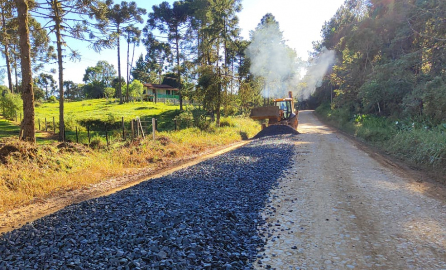 DER PR-281 Mallet cascalhamento