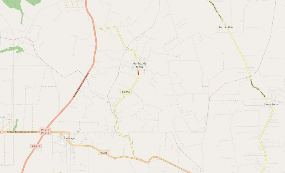 DER PR-550 Munhoz de Mello