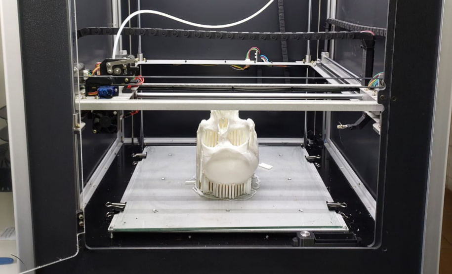 POLÍCIA CIENTÍFICA CRÂNIO 3D