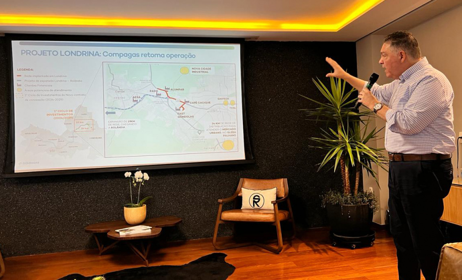 Gás canalizado da Compagas chega a Londrina