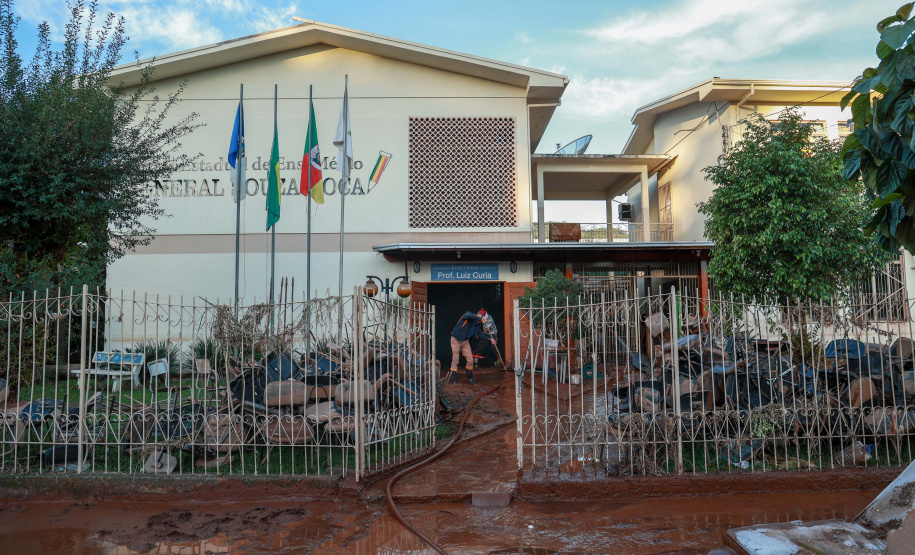 De limpeza de escola a salvamento de animais: a rotina solidária da equipe do IAT no RS