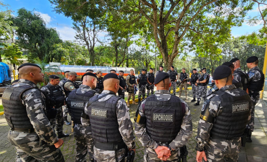 Com 104 agentes e muita tecnologia, forças de segurança do PR seguem apoiando o RS