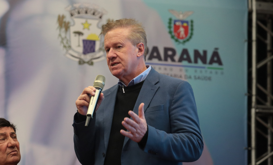 O governador em exercício Darci Piana participa neste sábado (29) do anúncio de novos investimentos do Governo do Estado em Quedas do Iguaçu.