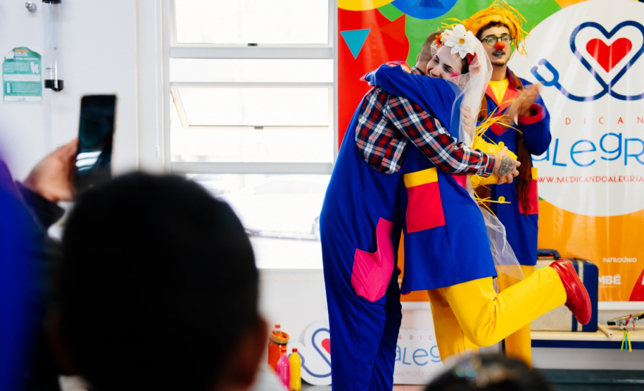 Pacientes do Hospital Infantil Waldemar Monastier entram no clima das festas juninas com o “Medicando Alegria”