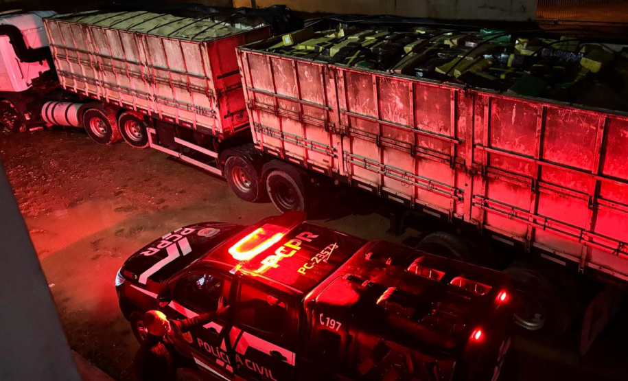 PCPR apreende 630 quilos de cocaína no primeiro semestre, 129% a mais que o mesmo período do ano passado