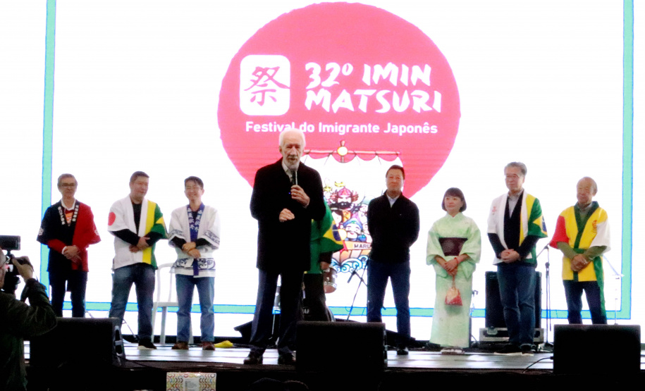Curitiba, 30 de junho de 2024 - O governador em exercício, Darci Piana, participa do 32º IMIN Matsuri – Festival do Imigrante Japonês, no Centro de Eventos Positivo - Parque Barigui.