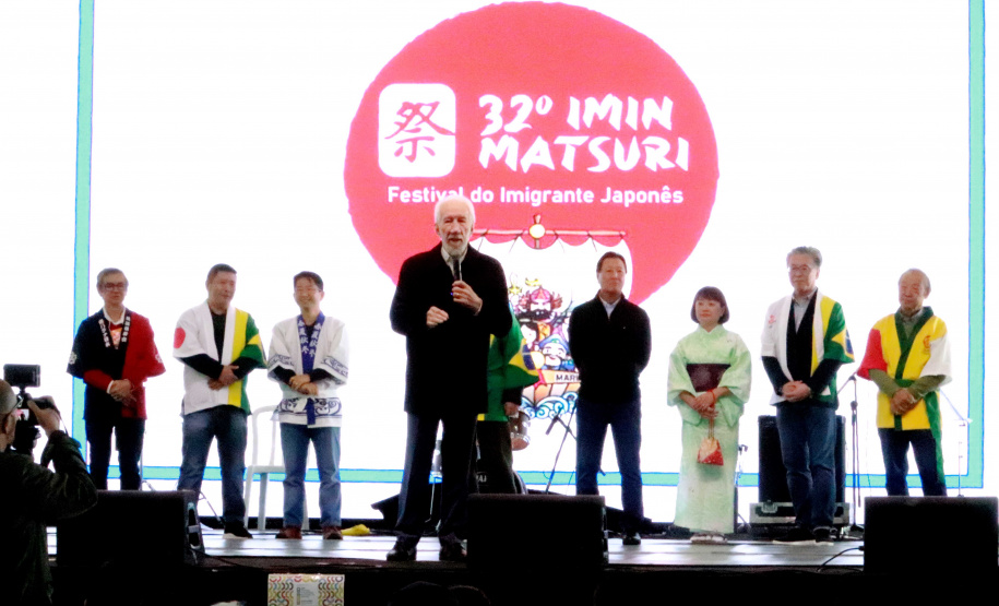 Curitiba, 30 de junho de 2024 - O governador em exercício, Darci Piana, participa do 32º IMIN Matsuri – Festival do Imigrante Japonês, no Centro de Eventos Positivo - Parque Barigui.