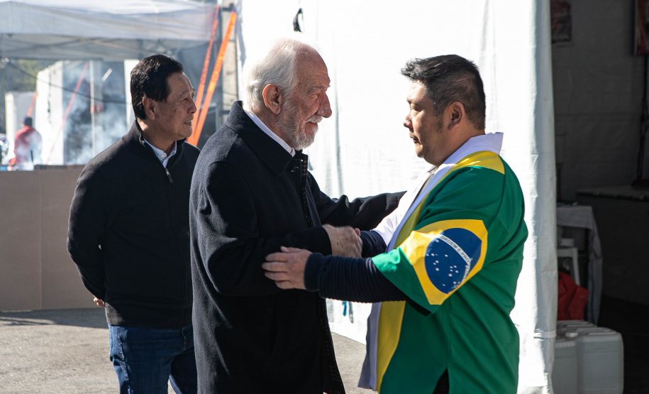 Curitiba, 30 de junho de 2024 - O governador em exercício, Darci Piana, participa do 32º IMIN Matsuri – Festival do Imigrante Japonês, no Centro de Eventos Positivo - Parque Barigui.
