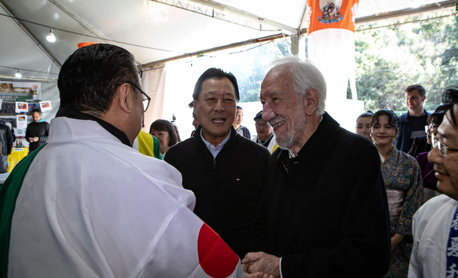 Curitiba, 30 de junho de 2024 - O governador em exercício, Darci Piana, participa do 32º IMIN Matsuri – Festival do Imigrante Japonês, no Centro de Eventos Positivo - Parque Barigui.