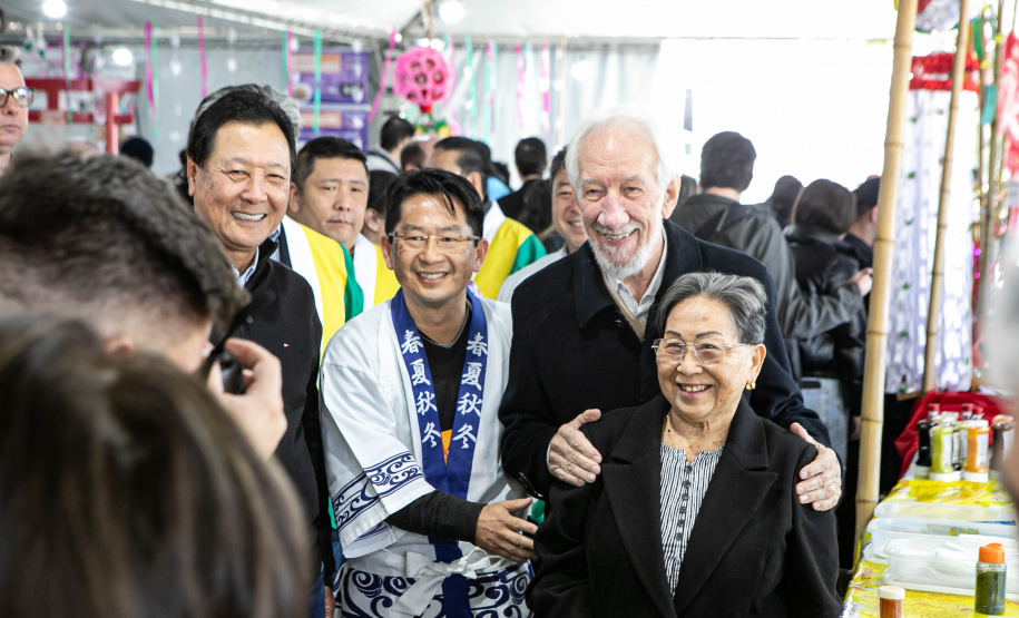 Curitiba, 30 de junho de 2024 - O governador em exercício, Darci Piana, participa do 32º IMIN Matsuri – Festival do Imigrante Japonês, no Centro de Eventos Positivo - Parque Barigui.