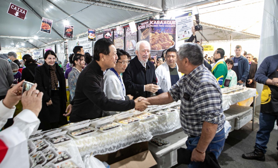 Curitiba, 30 de junho de 2024 - O governador em exercício, Darci Piana, participa do 32º IMIN Matsuri – Festival do Imigrante Japonês, no Centro de Eventos Positivo - Parque Barigui.