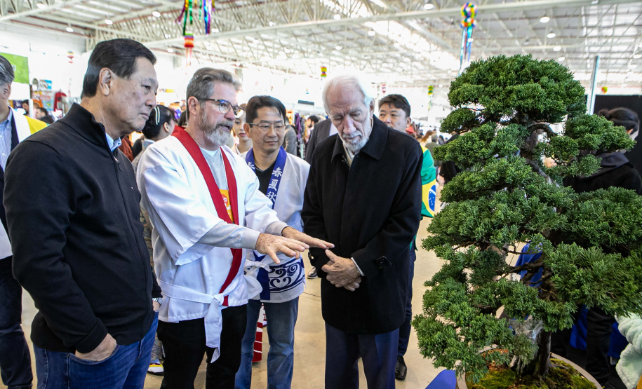 Curitiba, 30 de junho de 2024 - O governador em exercício, Darci Piana, participa do 32º IMIN Matsuri – Festival do Imigrante Japonês, no Centro de Eventos Positivo - Parque Barigui.