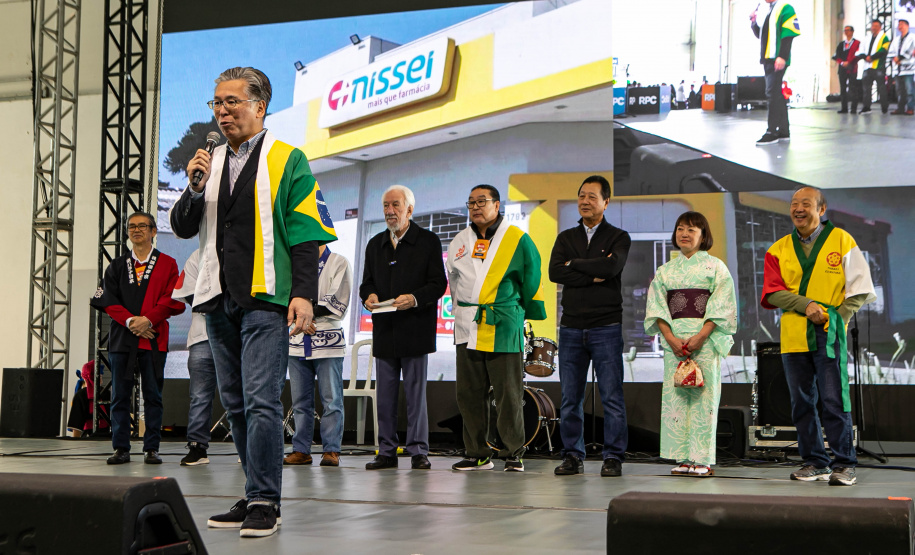 Curitiba, 30 de junho de 2024 - O governador em exercício, Darci Piana, participa do 32º IMIN Matsuri – Festival do Imigrante Japonês, no Centro de Eventos Positivo - Parque Barigui.